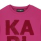 Детска блуза Karl lagerfeld за момиче с пайети